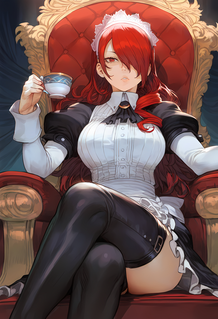     -! , , Anime Art, Persona, Persona 3, Mitsuru kirijo, , , Game Art,  