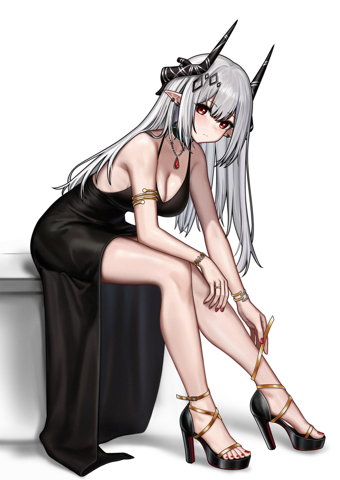 Mudrock Anime Art, , Arknights, Mudrock