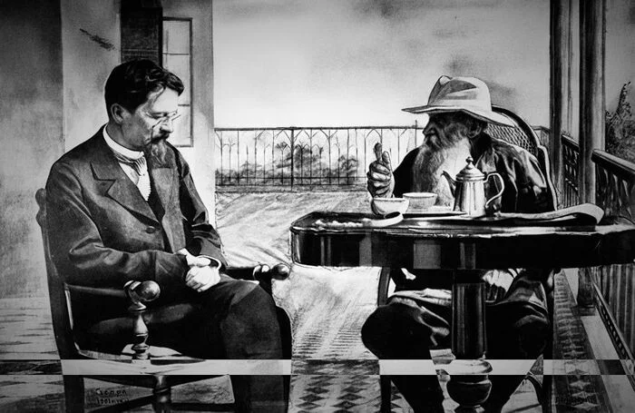 The First Meeting of Chekhov and Tolstoy: A Meeting of Two Geniuses - Writers, Literature, Anton Chekhov, Russian literature, Lev Tolstoy, My