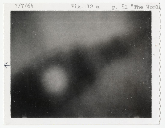«Мыслеграмма» 1964 года, якобы изображающая лондонский Биг-Бен. Предоставлено коллекцией Джула Эйзенбуда, Университет Мэриленда, округ Балтимор.