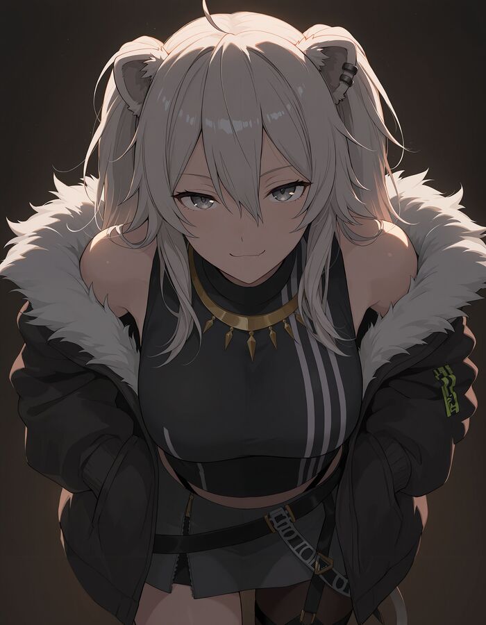      , Anime Art, , Stable Diffusion,  ,  , ,  , Animal Ears, , Shishiro Botan, Virtual YouTuber, Jacket,   