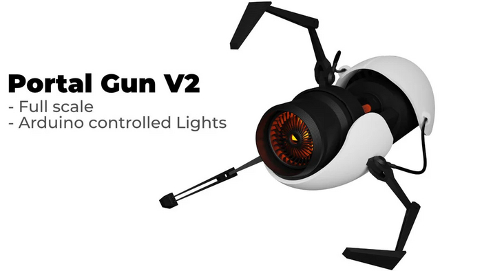    2007 (3) 3D , Portal, Portal 2, Portal Gun, 3D , 