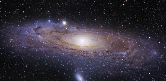 Изображение галактики Андромеда (М31), полученное орбитальным телескопом «Хаббл». NASA 