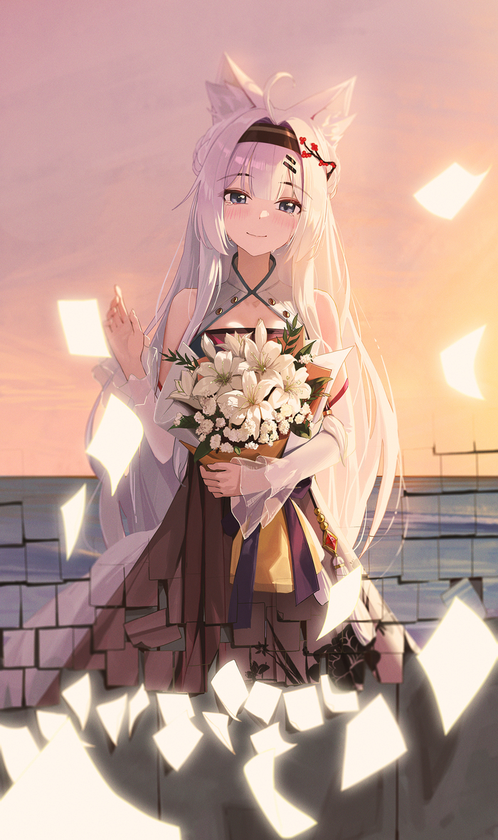 Memories Anime Art, , , , Original Character, Animal Ears