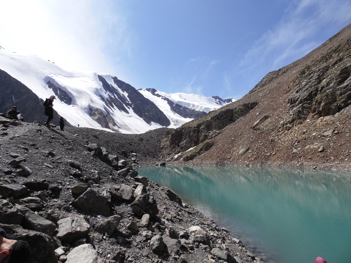 Голубое озеро над Большим Актру