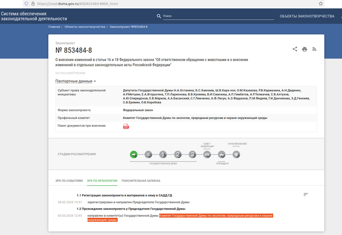 Законопроект ушёл на стол Бурматова?
