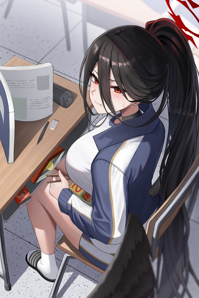  , Anime Art, , , Blue Archive, Hanekawa Hasumi, , 