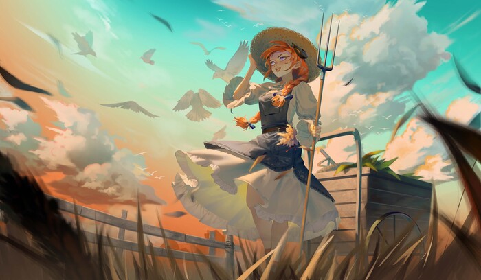   Arknights, Bagpipe (Arknights), Anime Art, Game Art, , 