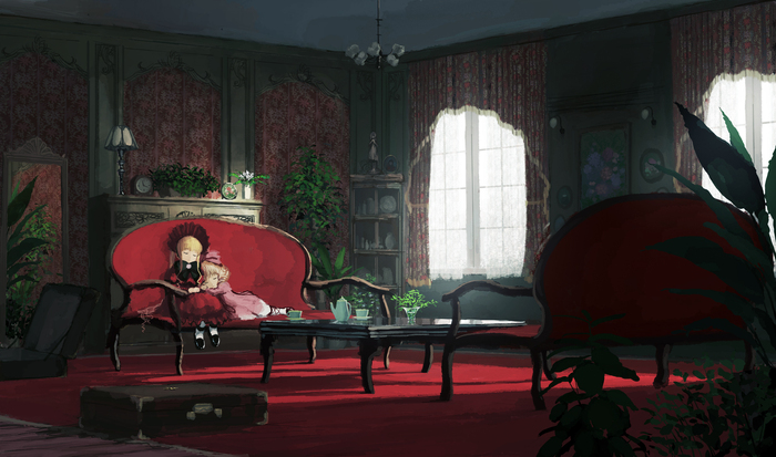     , Anime Art, Rozen Maiden, Shinku, , 