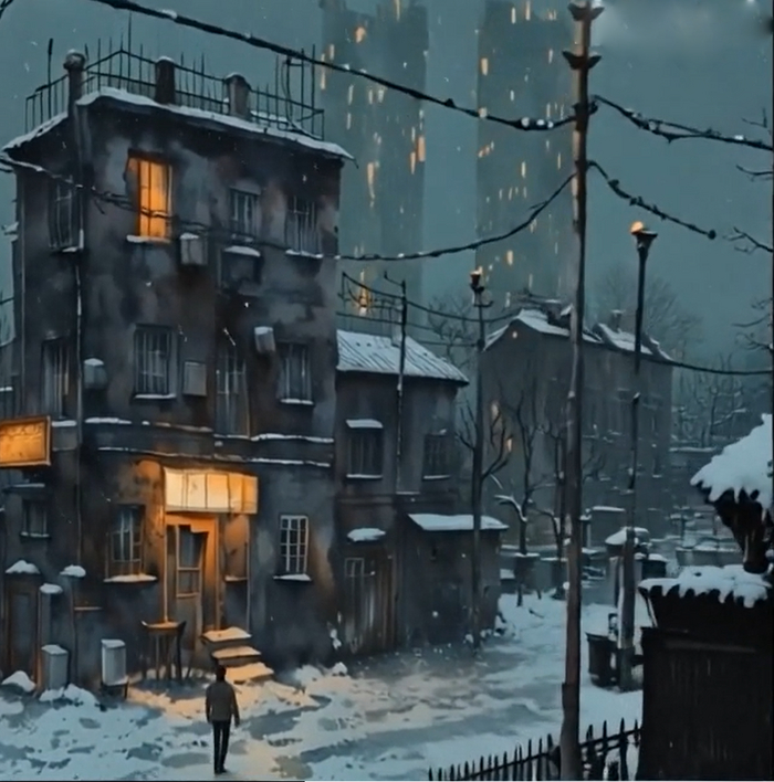 В глубь двора