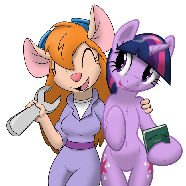 -, , ! My Little Pony, Ponyart, Twilight Sparkle, Gadget Hackwrench