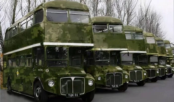 Britain has handed over 15 double-decker buses to Ukraine to boost mobilization capabilities - Fake news, Images, Bus, From the network, Humor, Politics, Ukraine, Mobilization, TCK