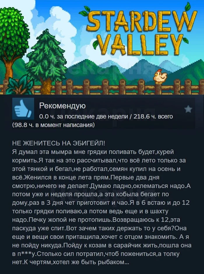 He just wanted to be a fisherman. - Steam Reviews, Stardew Valley, Screenshot
