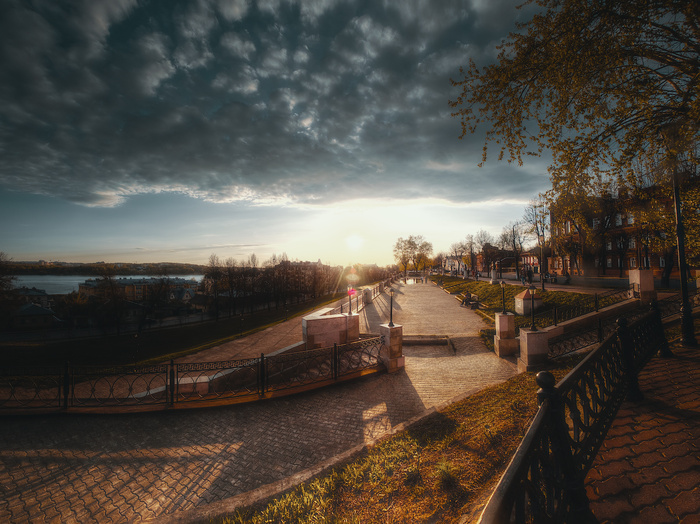 Закат на смотровой площадке