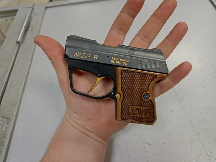 WASP R - My, Wasp, Firearms, Weapon, Traumatic weapon, The photo, Longpost