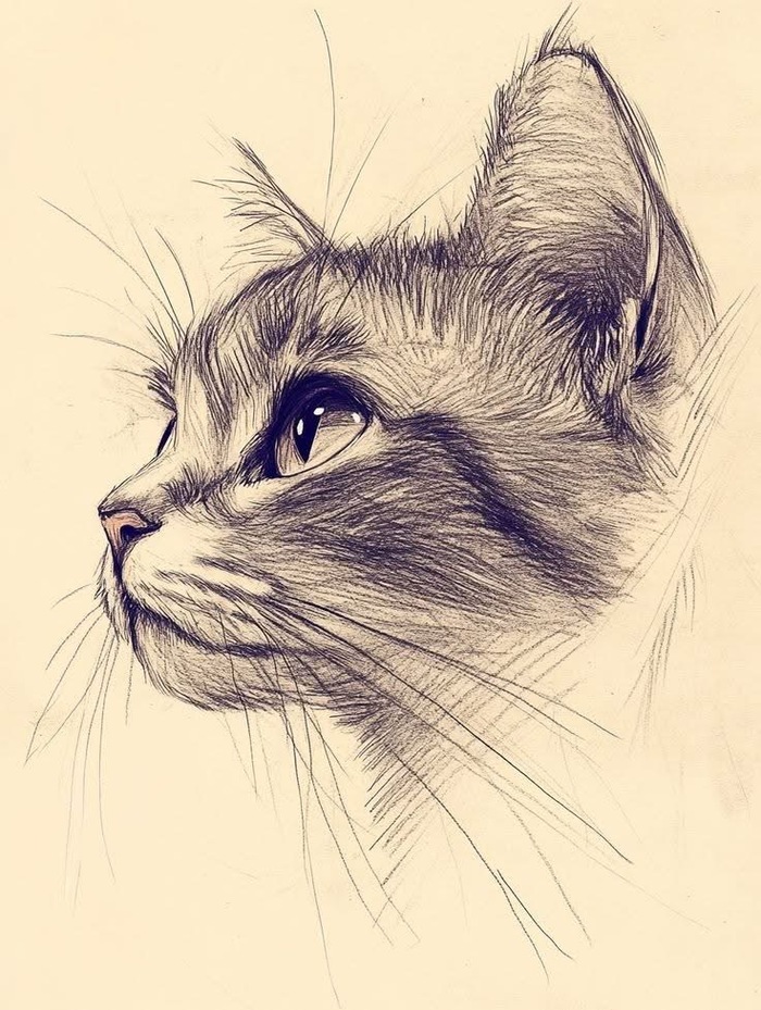 Простое карандашное