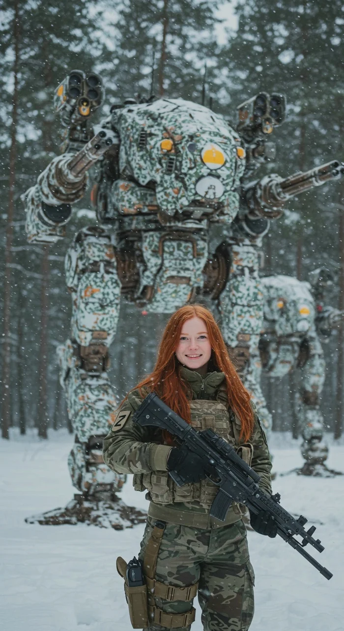 Art from neural network - Neural network art, Mechwarrior, Russia, Robotics, Redheads, VKontakte (link), Longpost, Battletech
