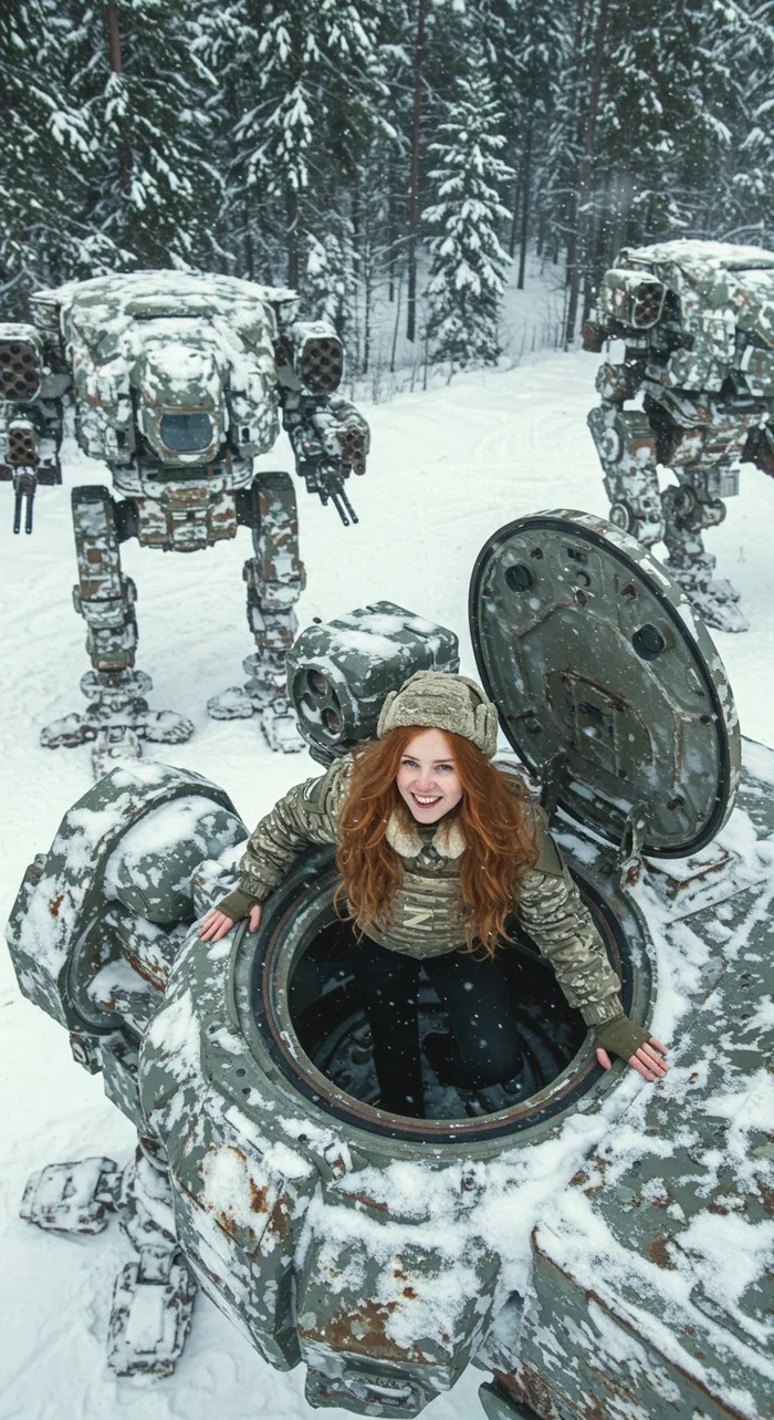 Art from neural network - Neural network art, Mechwarrior, Russia, Robotics, Redheads, VKontakte (link), Longpost, Battletech