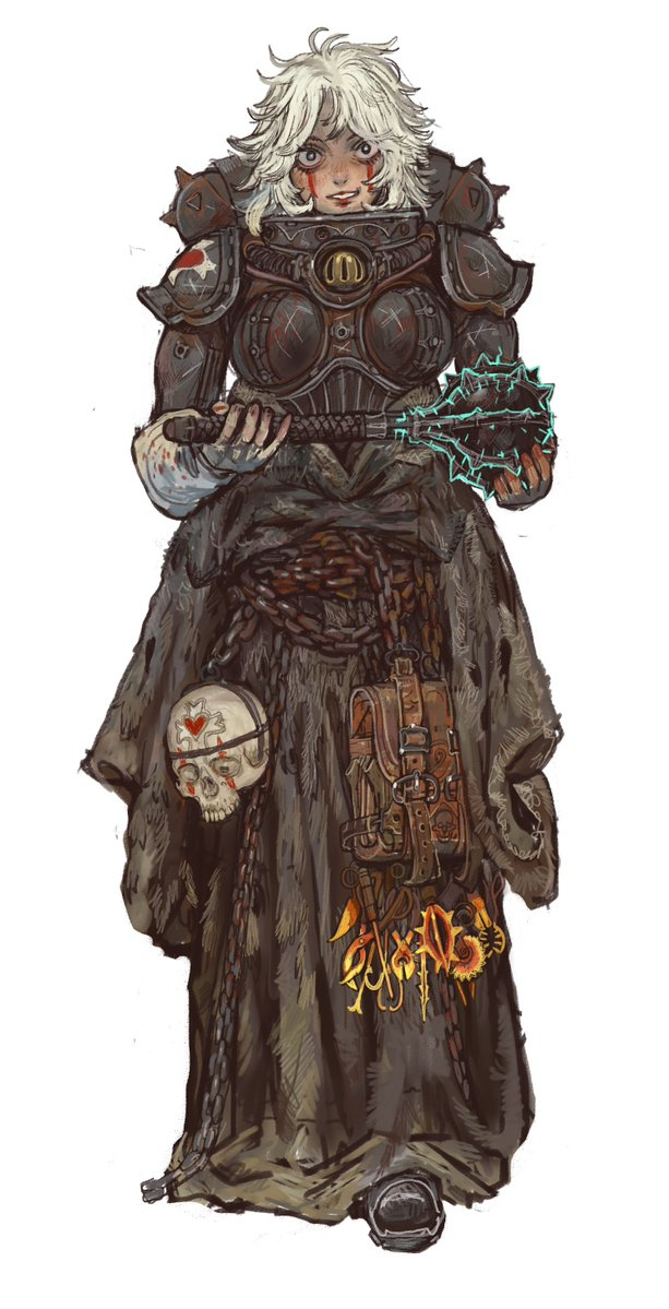 "   " Warhammer 40k, Wh Art, Adepta Sororitas, Mossa