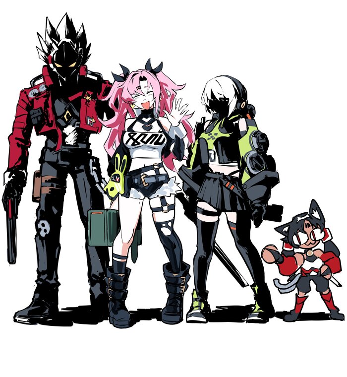  Billy Kid (zzz), Nicole Demara (zzz), Anby Demara (zzz), Nekomiya Mana (zzz)