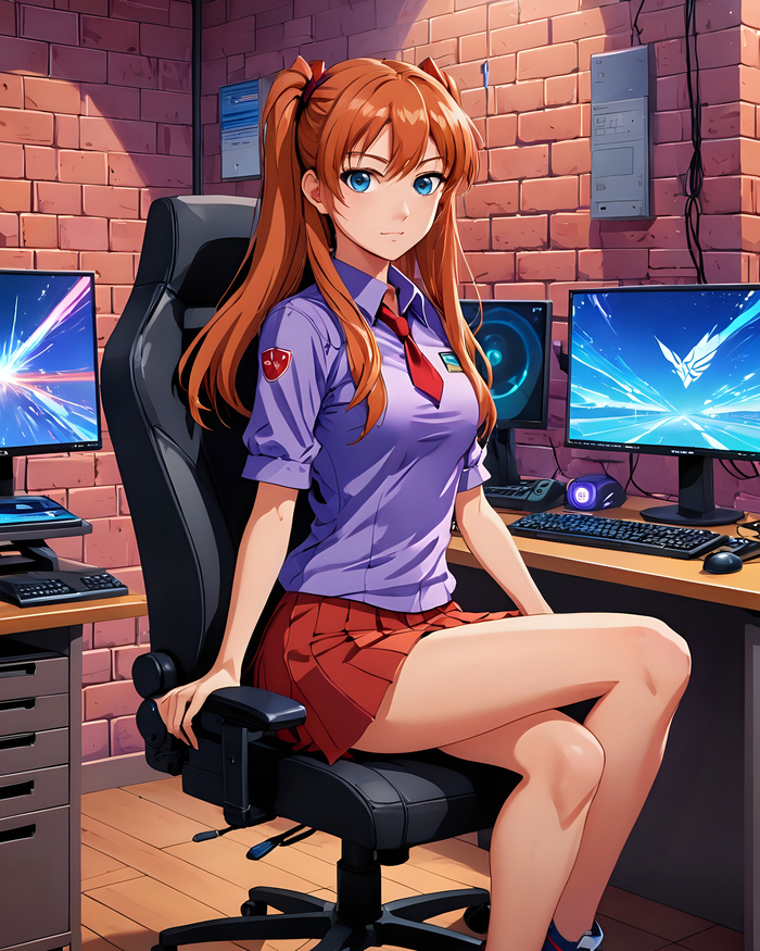  , , Anime Art,  , , Asuka Langley, Evangelion