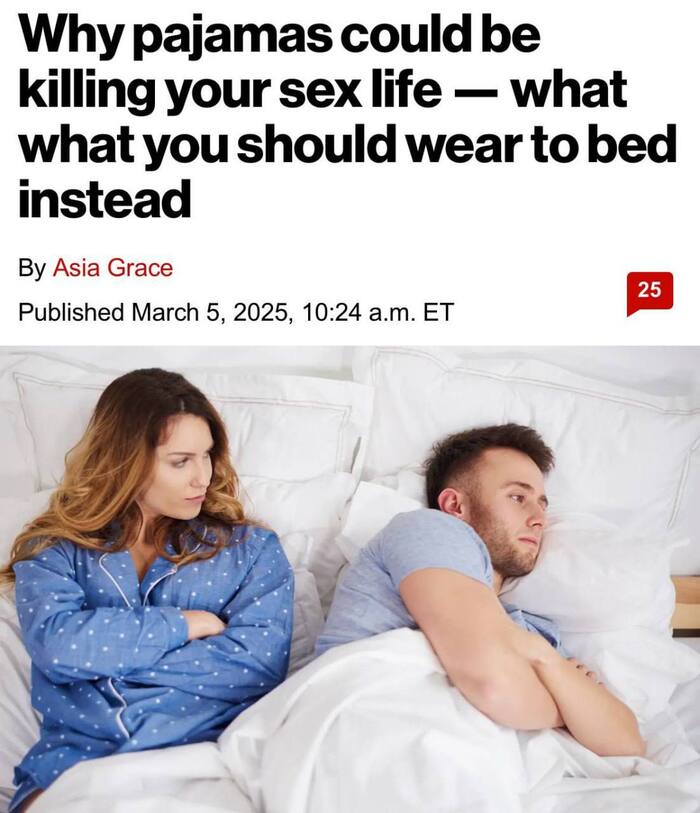 ПИЖАМА убивает половую жизнь и мешает худеть — исследование