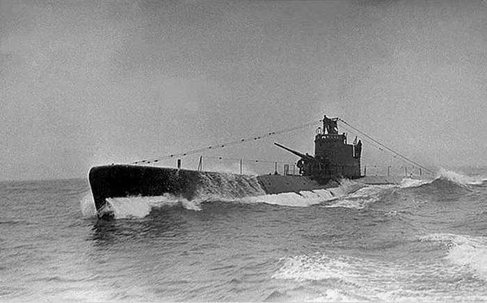 Черноморская подлодка в боевом походе (Л-24).
