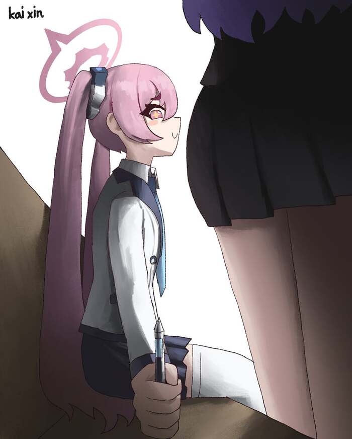 Nihaha , gomen Yuuka , Blue Archive, Anime Art,  , , Hayase Yuuka, Kurosaki Koyuki