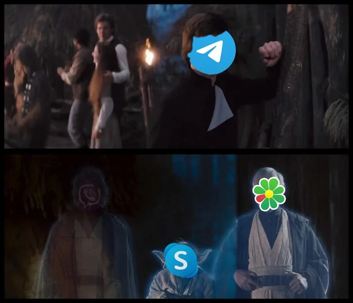 Goodbye Skype - Skype, Messenger, Star Wars