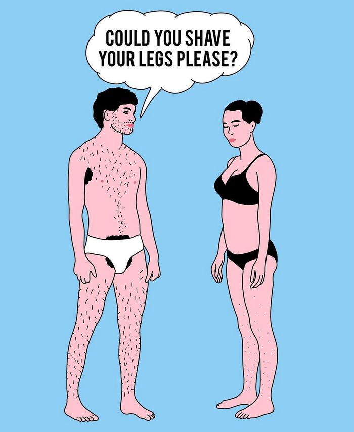 Побрейся, плиз?