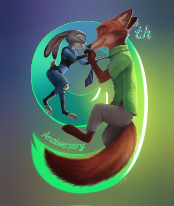 9  ,   , Nick Wilde, Judy Hopps, , Takatmaorange, Andrejskalin, , , , ,  , 