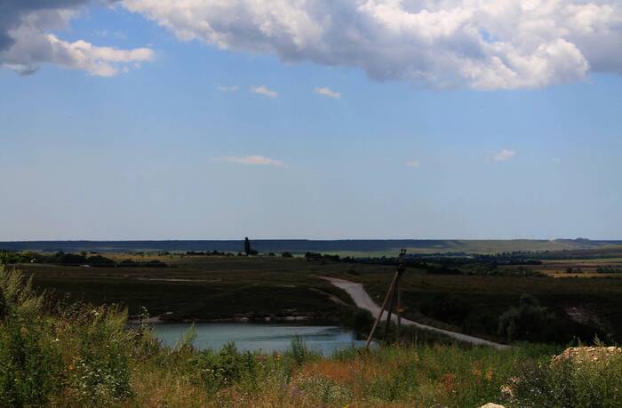 Летний полдень у пруда