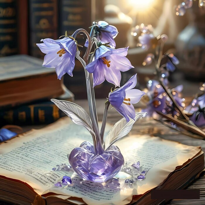 Зеркальный хрустальный колокольчик