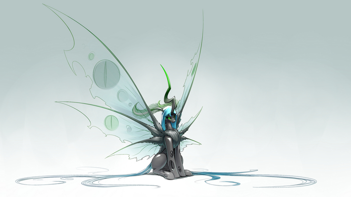   My Little Pony, Ponyart, Queen Chrysalis, Underpable