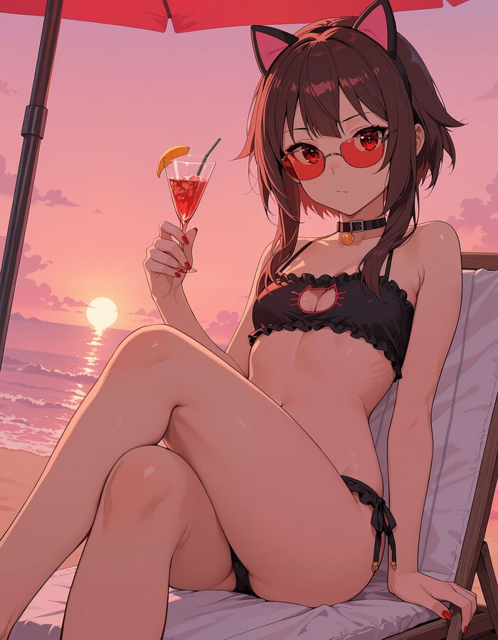 , :   , Anime Art, , Stable Diffusion, , Konosuba, Megumin,  , , , , 
