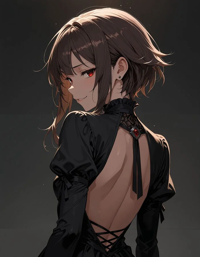 Konosuba Friday: Megumin - My, Neural network art, Anime art, Anime, Stable diffusion, Girls, Konosuba, Megumin, Red eyes, Tuxedo, Bikini, Glasses, Longpost