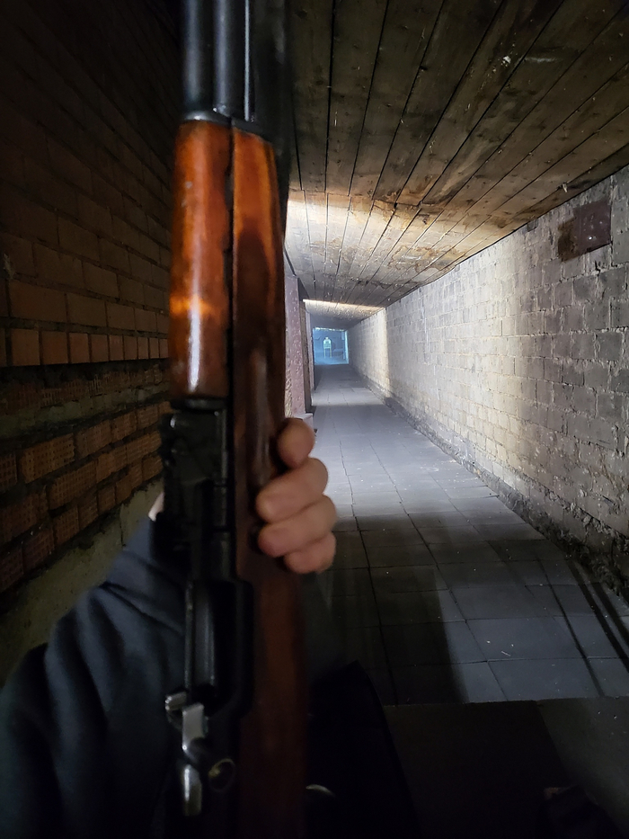 Карабин на выгуле в тир