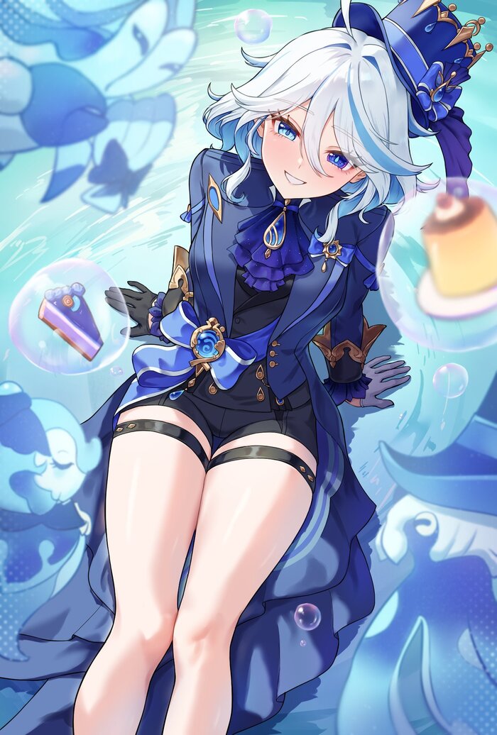  , Anime Art, , , Genshin Impact, Furina (Genshin Impact), , , 