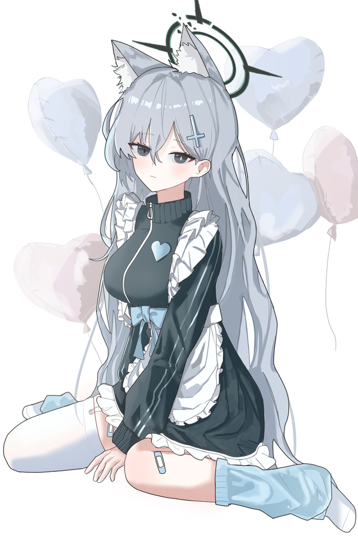 Shiroko Anime Art, , Blue Archive, Shiroko Terror
