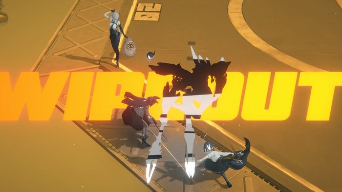 Wipe out Anime Art, , , , Zenless Zone Zero, Ellen Joe (zzz), Hoshimi Miyabi (zzz), Evelyn Chevalier (zzz), Genshin Impact, Yelan (Genshin Impact), Xinzoruo, 