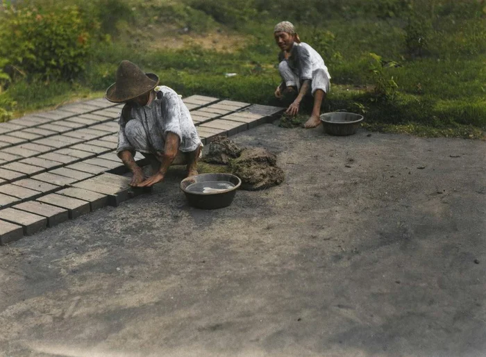 Необычные и интересные снимки из разных стран мира, сделанные в XX веке. 20 раскрашенных фотографий. Часть V Старое фото, Историческое фото, 20 век, Фотография, Колоризация, Длиннопост