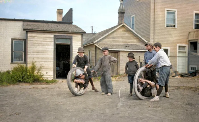 Необычные и интересные снимки из разных стран мира, сделанные в XX веке. 20 раскрашенных фотографий. Часть V Старое фото, Историческое фото, 20 век, Фотография, Колоризация, Длиннопост