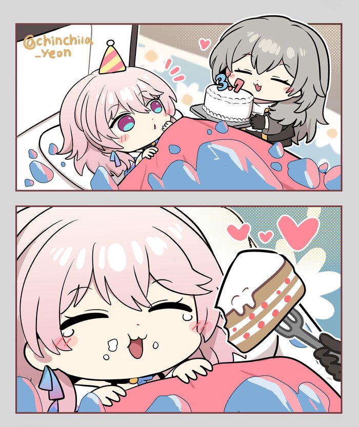     7 , Anime Art, , , Honkai: Star Rail, Stelle (Honkai: Star Rail), March 7th (Honkai: Star Rail), ,  , Yun_ooyun