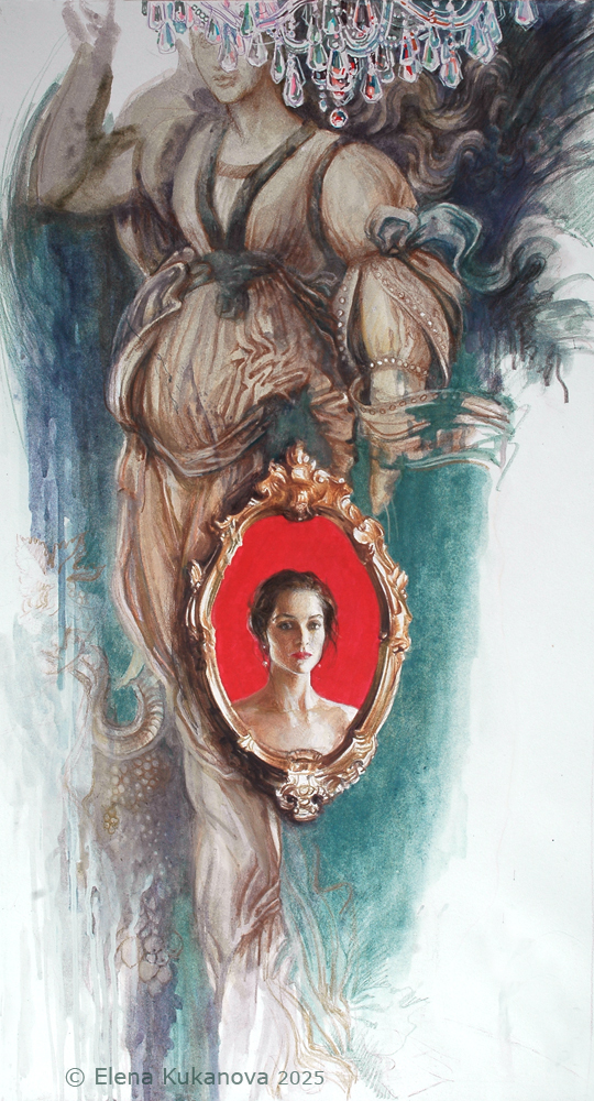 Маркеры, акварель, цветные карандаши, 76*42 см