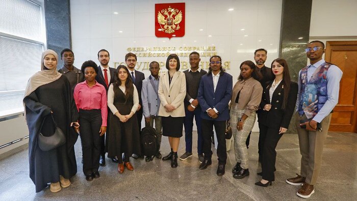 Встреча Сергей Миронова с иностранными студентами и выпускниками российских вузов