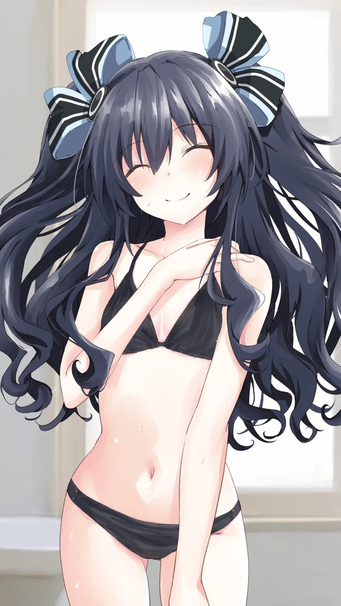 Uni - Anime art, Hyperdimension neptunia, Neptunia, Uni, Swimsuit, Iwasi-r, Longpost