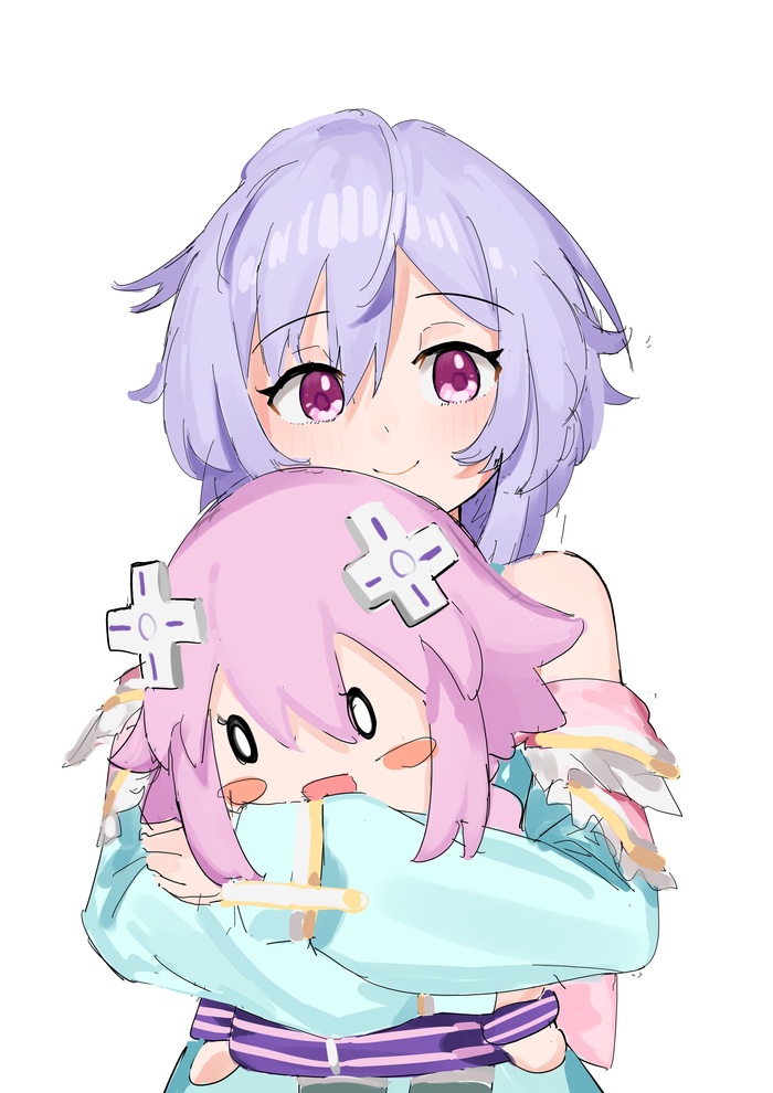 Pururut Anime Art, Hyperdimension Neptunia, Neptunia, Pururut, Plutia