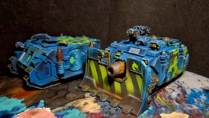 Alpha machines for alpha males - My, Warhammer 40k, Horus heresy, Chaos space marines, Chaos daemons, Airbrushing, Miniature, Painting miniatures, Adeptus Astartes, Longpost