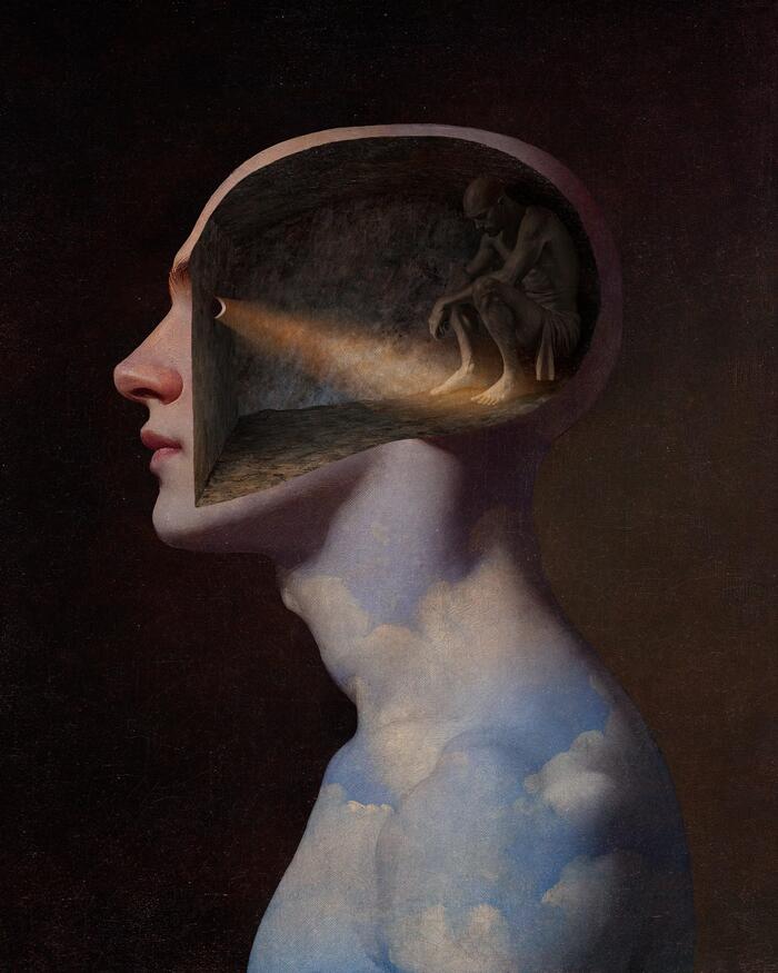 Чема Мендес - испанский цифровой художник, проживающий на Канарских островах, известный своими сюрреалистическими коллажами. Официальный сайт художника: <!--noindex--><a href="https://pikabu.ru/story/v_lovushke_12470728?u=https%3A%2F%2Fwww.mendezmendez.com%2F&t=https%3A%2F%2Fwww.mendezmendez.com%2F&h=9e8691776ad0bd014134e4ea6ef2fc5e6ce5b8d4" title="https://www.mendezmendez.com/" target="_blank" rel="nofollow noopener">https://www.mendezmendez.com/</a><!--/noindex-->