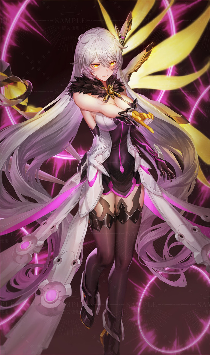  , Pixiv, Anime Art, Herrscher of the Void, Honkai Impact, Kiana Kaslana, Sirin